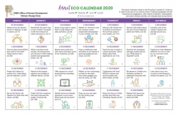 Caritas Việt Nam: Lịch sinh thái cho mùa Vọng 2020