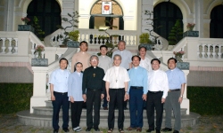 Phái đoàn Giáo phận Hà Tĩnh đến chào Đức Giám mục Louis Nguyễn Anh Tuấn