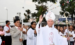 Ngày hành hương Lòng Chúa Thương Xót và Thánh lễ mừng kim khánh linh mục Đức cha Giuse Đinh Đức Đạo