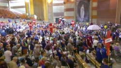 Kết thúc cuộc hành hương toàn quốc Pháp tại Lộ Đức