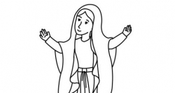 Tranh tô màu – Đại Lễ Rất Thánh Trinh Nữ Maria Hồn Xác Lên Trời – Năm B