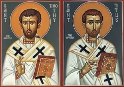 26/01 – Thứ Tư. Thánh Timôthêô và thánh Titô, Giám mục.