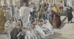 Brooklyn Museum   The Pharisees Question Jesus Les pharisiens questionnent Jésus   James Tissot 1