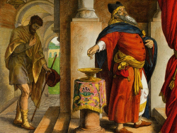 Pharisee and the publican (19th century English school)