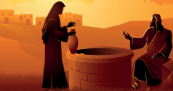 Jesus talking with Samaritan woman Hero Image KC