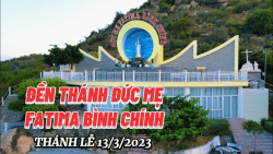 Thánh Lễ tại Đền Thánh Đức Mẹ Fatima Bình Chính ngày 13/3/2023.
