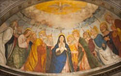 A painting of Pentecost in Saint Anastasia church in Verona. (iStock)