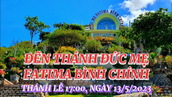 Lễ Đức Mẹ Fatima tại Đền thánh Đức Mẹ Fatima Bình Chính.