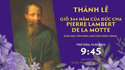 Thánh lễ giỗ 344 năm của Đức cha Pierre Lambert de la Motte