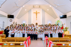 Giáo xứ Gò Muồng: Thánh lễ ban Bí tích Thêm Sức 2024