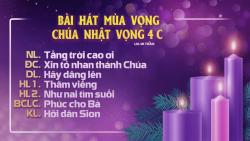 Video bài hát Mùa Vọng 4C (đàn hát, đủ PDF) | Lm. Mi Trầm