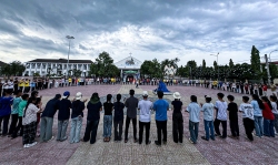 Sinh hoạt trại hè học sinh giáo lý Hòa Nghĩa