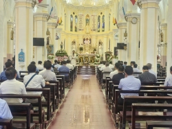Ngày tĩnh tâm tháng 10 của các Linh mục miền Ninh Thuận.