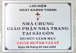 KHÁNH THÀNH VÀ LÀM PHÉP NHÀ CHUNG GIÁO PHẬN NHA TRANG TẠI SÀI GÒN