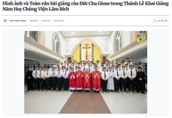 Giờ phút tiễn đưa Linh cữu Linh Mục Phaolô TRƯƠNG ĐỨC THẮNG tại Nhà thờ Gx Dục Mỹ đến Tòa Giám Mục