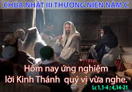 Phụng vụ Lời Chúa: Chúa nhật 3 Thường niên năm C