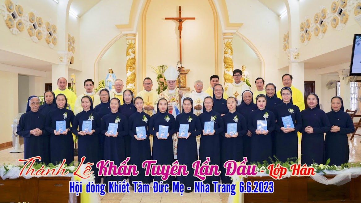 Thánh Lễ Tuyên Khấn Lần Đầu Lớp Hân – Hội Dòng Khiết Tâm Đức Mẹ