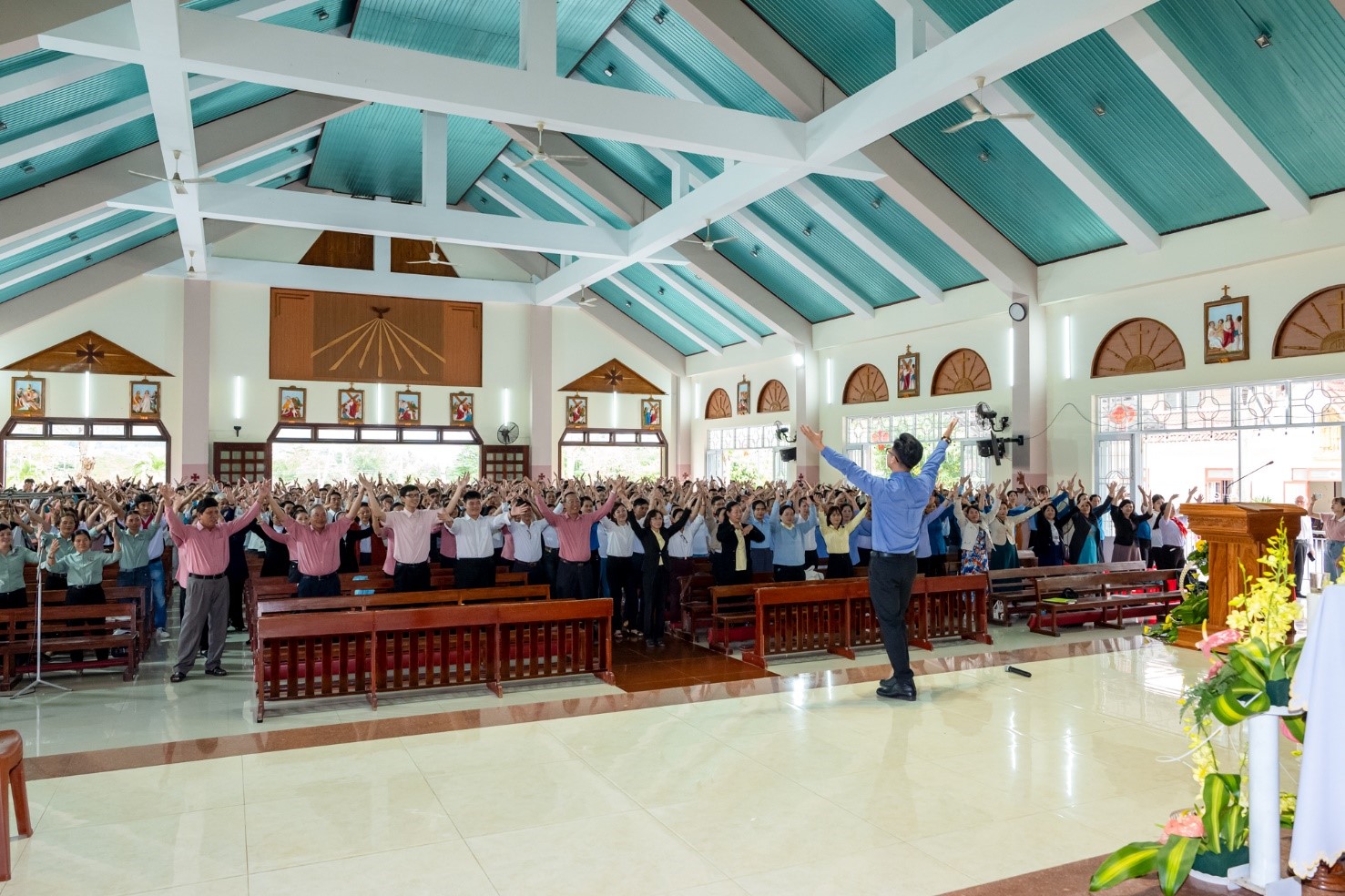 Đại hội hành hương Đền Thánh Mẹ Nhân Lành mừng bổn mạng Giáo lý viên giáo phận Nha Trang