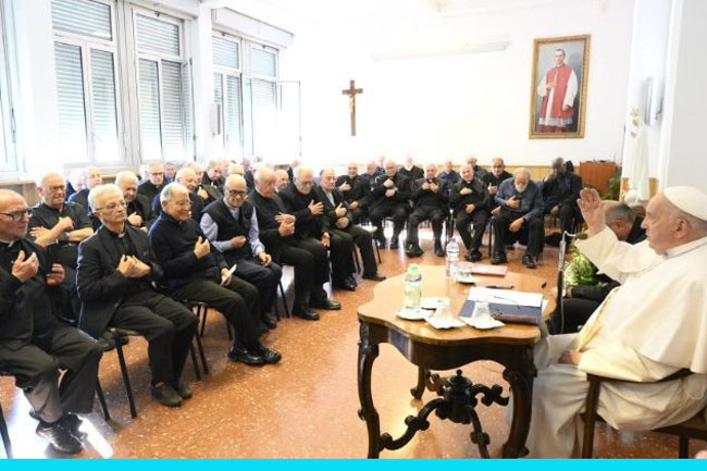 ĐTC Phanxicô gặp các linh mục cao niên của giáo phận Roma