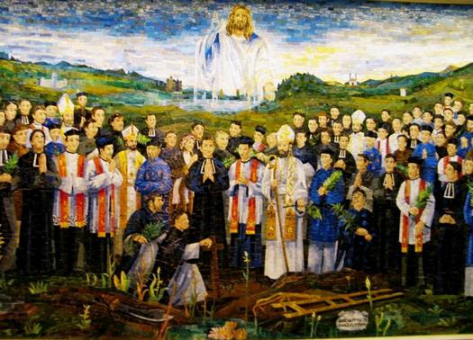 Bức họa các Thánh tử đạo Việt Nam