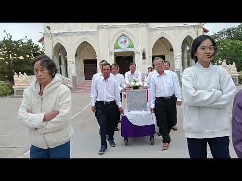 Gx Tấn Tài - Thánh lễ tại mộ tổ tiên tử đạo cải táng hài cốt Cha Phaolô Cát và Cha Đôminicô Cảnh.