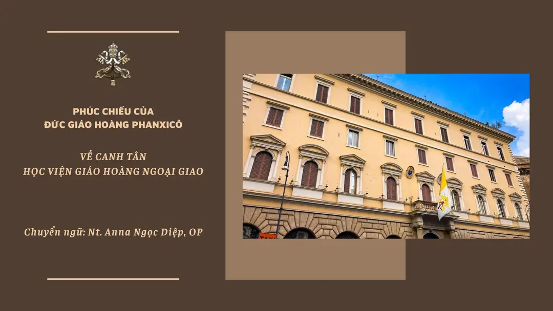 Phúc chiếu của Đức Thánh Cha Phanxicô về việc canh tân Học viện Giáo hoàng Ngoại giao