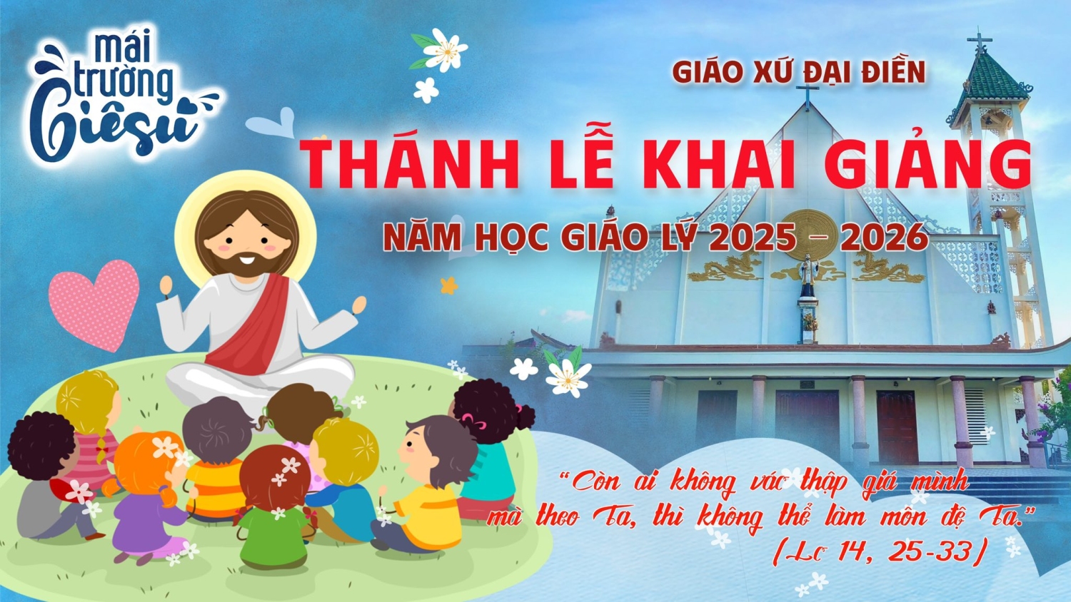 Giáo xứ Đại Điền khai giảng năm học giáo lý 2025-2026